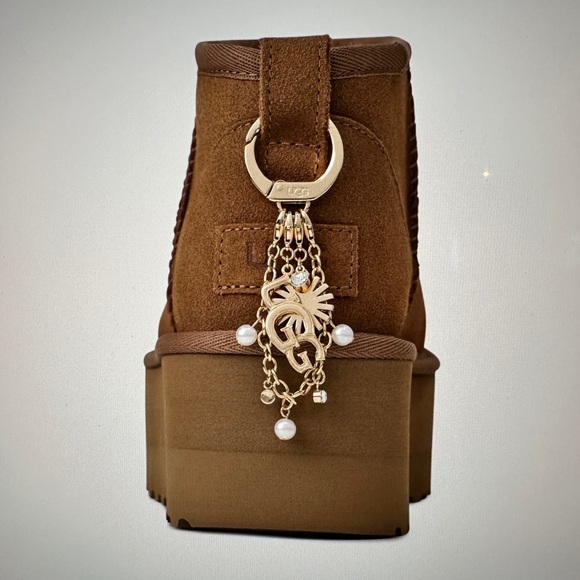 UGG Gold Keychain with Charms - Picture 3 of 7